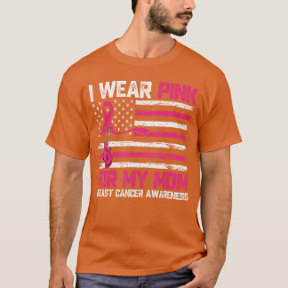 Ich trage Rosa für meine Mutter Brustkrebs-Bewusst T-Shirt