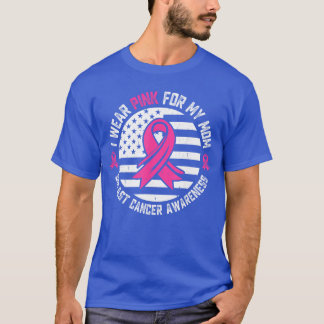 Ich trage Rosa für meine Mutter Brustkrebs-Bewusst T-Shirt