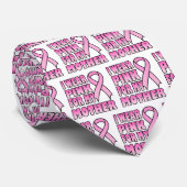 Ich trage Rosa für meine Mutter-Krawatte Krawatte (Gerollt)