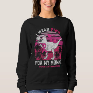 Ich trage Rosa für meine Mutti Rex Dinosaurier Ban Sweatshirt