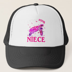 Ich trage Rosa für meine Nichte Brustkrebskrankhei Truckerkappe