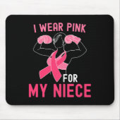 Ich trage Rosa für meine Nichte - Unterstützung vo Mousepad (Vorne)