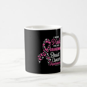 Ich trage Rosa für meine Oma-Brustkrebs-Ente Kaffeetasse