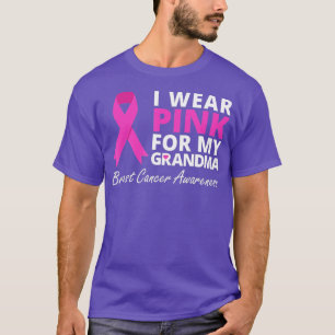 Ich trage Rosa für meine Oma-Ribbon-Liebe T-Shirt