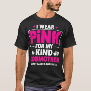 Ich trage Rosa für meine Patentante Brustkrebs-Bew T-Shirt