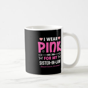 Ich trage Rosa für meine Schwesterin Brustkrebs Aw Kaffeetasse