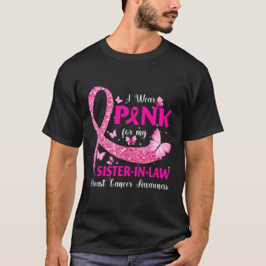 Ich trage Rosa für meine Schwiegermutter Awa T-Shirt (Vorderseite)