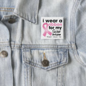 Ich trage Rosa für meine Schwiegermutter Button (Beispiel)