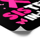 Ich trage Rosa für meine Schwiegermutter Poster (Ecke)