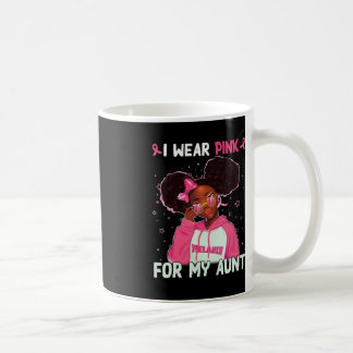 Ich trage Rosa für meine Tante Brustkrebs Awarenes Kaffeetasse