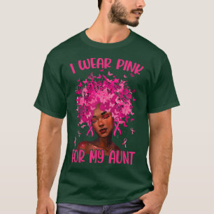 Ich trage Rosa für meine Tante Brustkrebs Awarenes T-Shirt