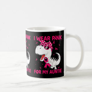 Ich trage Rosa für meine Tante Brustkrebs-Bewussts Kaffeetasse