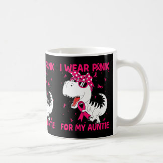 Ich trage Rosa für meine Tante Brustkrebs-Bewussts Kaffeetasse