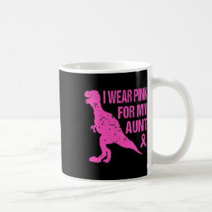 Ich trage Rosa für meine Tante Brustkrebsbewusstse Kaffeetasse