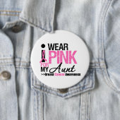 Ich trage Rosa für meine Tante Button (Beispiel)