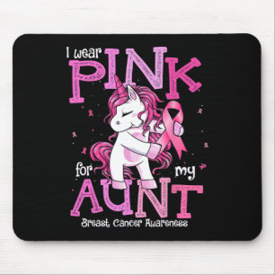 Ich trage Rosa für meine Tante Shirt Brustkrebs Aw Mousepad
