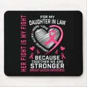 Ich trage Rosa für meine Tochter im gesetzlichen B Mousepad (Vorne)