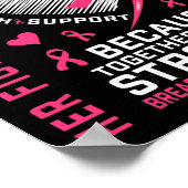 Ich trage Rosa für meine Tochter im gesetzlichen B Poster (Ecke)