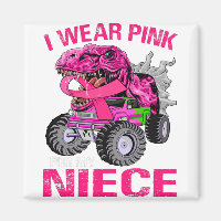 Ich trage Rosa für meinen Brustkrebs in der Nichte