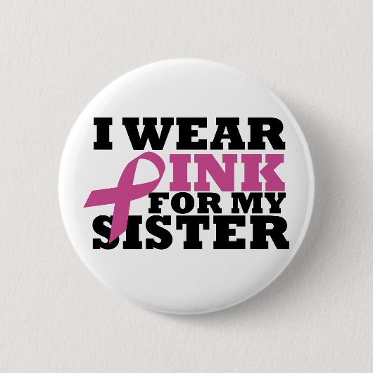 Ich trage Rosa für meinen Button (Vorderseite)