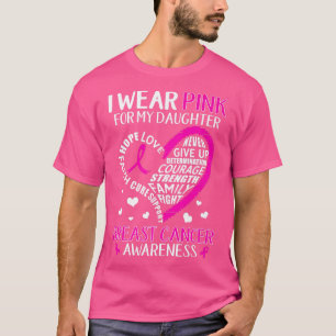 Ich trage Rosa für meinen Dauerkorb mit Ribbon A T-Shirt