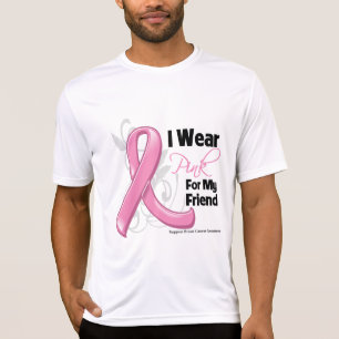 Ich trage Rosa für meinen Freund - Brustkrebs T-Shirt
