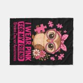 Ich trage Rosa für meinen Freund Niedlichen eigene Fleecedecke (Vorderseite (Horizontal))