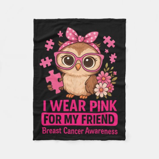 Ich trage Rosa für meinen Freund Niedlichen eigene Fleecedecke (Vorderseite)