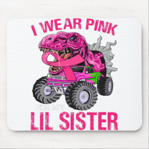 Ich trage Rosa für meinen kleinen Brustkrebs Mousepad