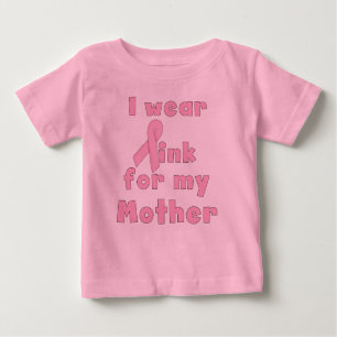 Ich trage Rosa für meinen Mutter-Säuglings-T - Baby T-shirt