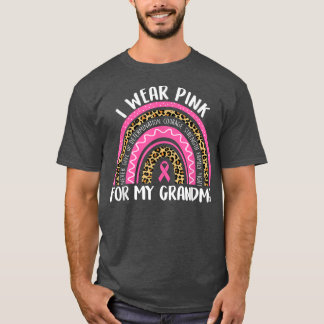 Ich trage Rosa für meinen Oma-Rainbow-Brustkrebs A T-Shirt