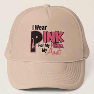 Ich trage Rosa für meinen Tante 19 BRUSTKREBS Truckerkappe