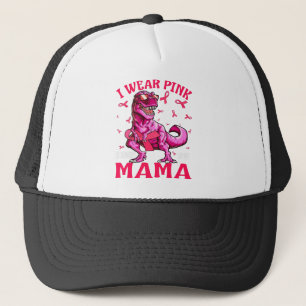 Ich trage Rosa im Gedächtnis an meinen Mammakarzin Truckerkappe