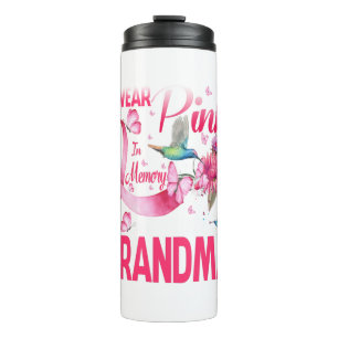 Ich trage Rosa im Gedächtnis für mein Oma Thermosbecher