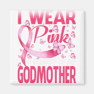 Ich trage Rosa im Gedenken an meine Mutter Magnet