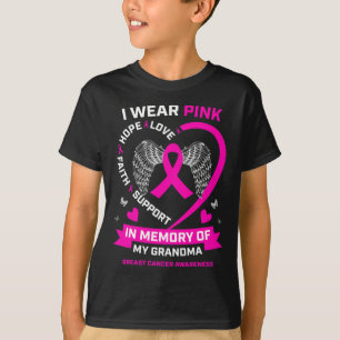 Ich trage Rosa im Gedenken an meinen Oma-Brustkreb T-Shirt