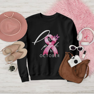Ich trage Rosa im Oktober Brustkrebs-Bewusstsein Sweatshirt