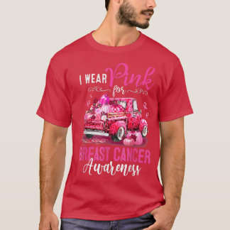 Ich trage Rosa wegen Brustkrebs und trage den T-Shirt