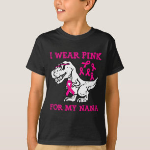 Ich trage Rosa wegen meiner Brustkrebserkrankung i T-Shirt