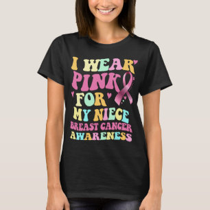 Ich trage Rosa wegen meiner Brustkrebserkrankung T-Shirt