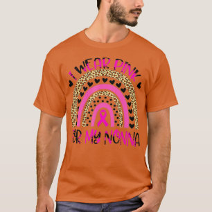 Ich trage Rosa wegen meiner Nonna Brustkrebserkran T-Shirt