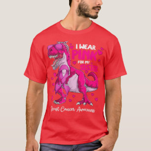 Ich trage Rosa wegen meiner Schwester Brustkrebs B T-Shirt