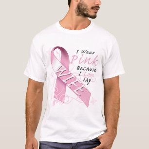 Ich trage rosa weil i-Liebe meine Ehefrau T-Shirt