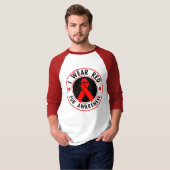 ICH TRAGE ROT… Für Bewusstsein T-Shirt (Vorne ganz)
