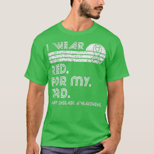 Ich trage Rot für das Bewusstsein für Herzkrankhei T-Shirt