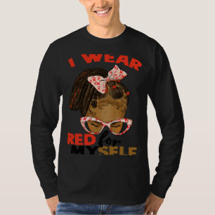 Ich trage Rot für meine Herzkrankheit Sensibilisie T-Shirt