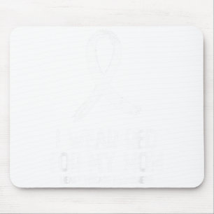 Ich trage Rot für meine Mutter Herzkrankheit-Bewus Mousepad