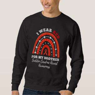 Ich trage Rot für meine plötzliche kardiale Verhaf Sweatshirt