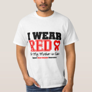 Ich trage Rot für meine Schwiegermutter T-Shirt