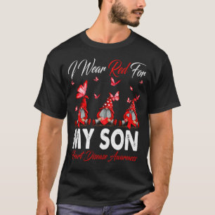 Ich trage Rot für meine Sohn Herzerkrankung Bewuss T-Shirt
